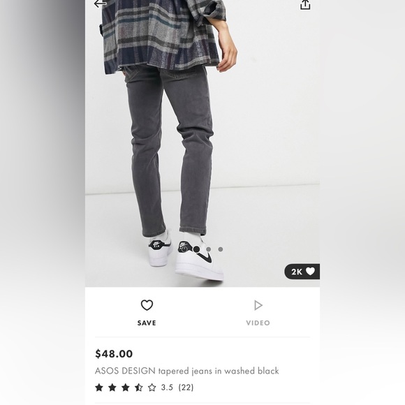 Jean straight Asos design | W32 L34 - Picture 3 of 3